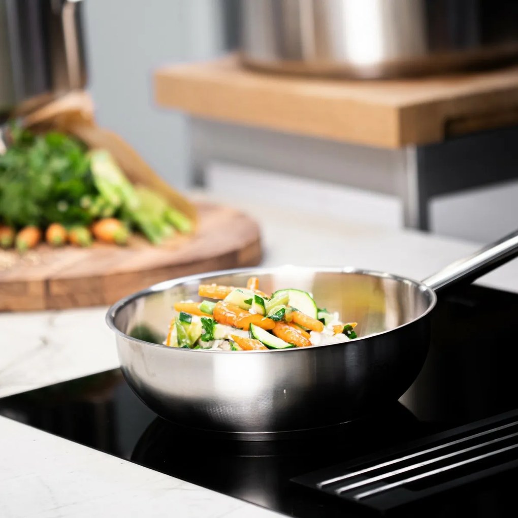 Elo 24716 Profi Cuisine rozsdamentes acél serpenyő16 cm, 0,8 l, 0,8 l