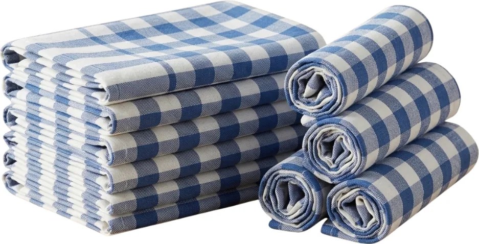 Konyharuha CORIVA 50x70 cm sötétkék, szett 10 db