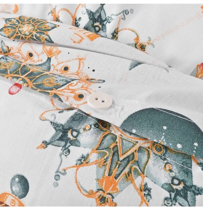 EMI Magic karácsonyi pamut ágyneműhuzat, A standard egyszemélyes ágy szett tartalma: 1x 140x200 + 1x 70x90