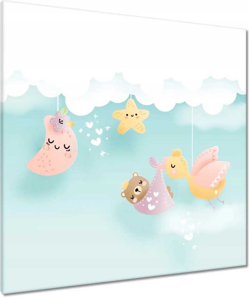 Vászonkép 80x80 Aranyos alvó állatok