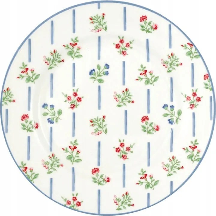 Hannah White Green Gate desszertes tányér, 20,5 cm