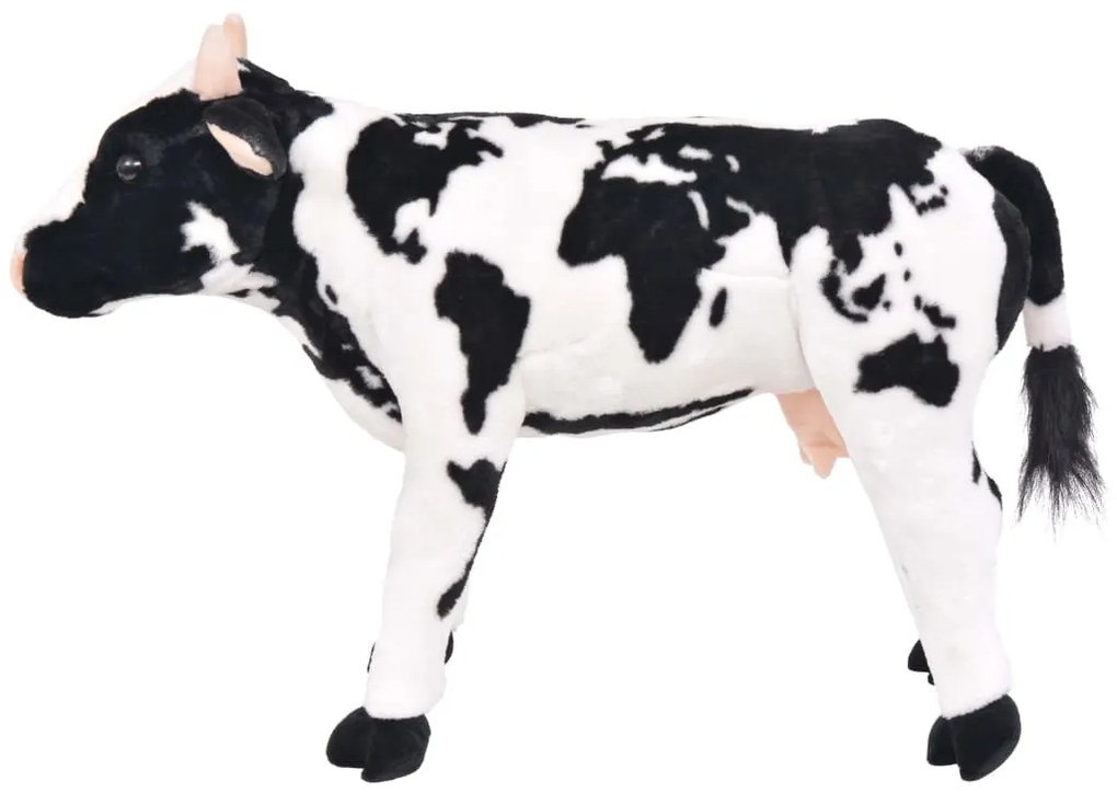 fekete-fehér álló tehén plüssjáték XXL