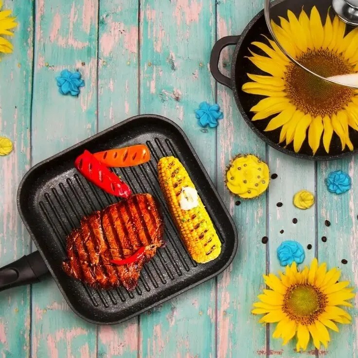 Orion Grande grillserpenyő, 26 x 26 cm