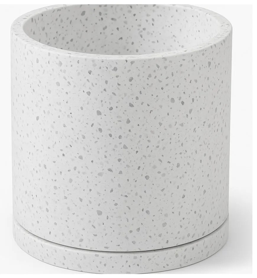 Terrazzo 2 db fehér virágcserép, ø 26 cm - Bonami Selection