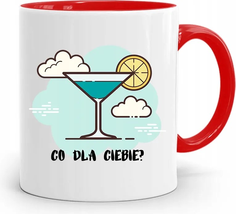 Piros Bögre Ajándék Csaposnak MI Az Ön Számára? fényképes nyomattal