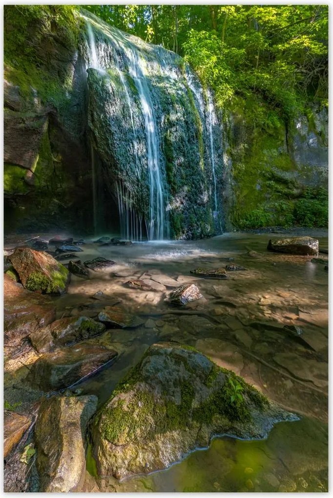 Poszterek 80x120 Trópusi vízesés Folyó