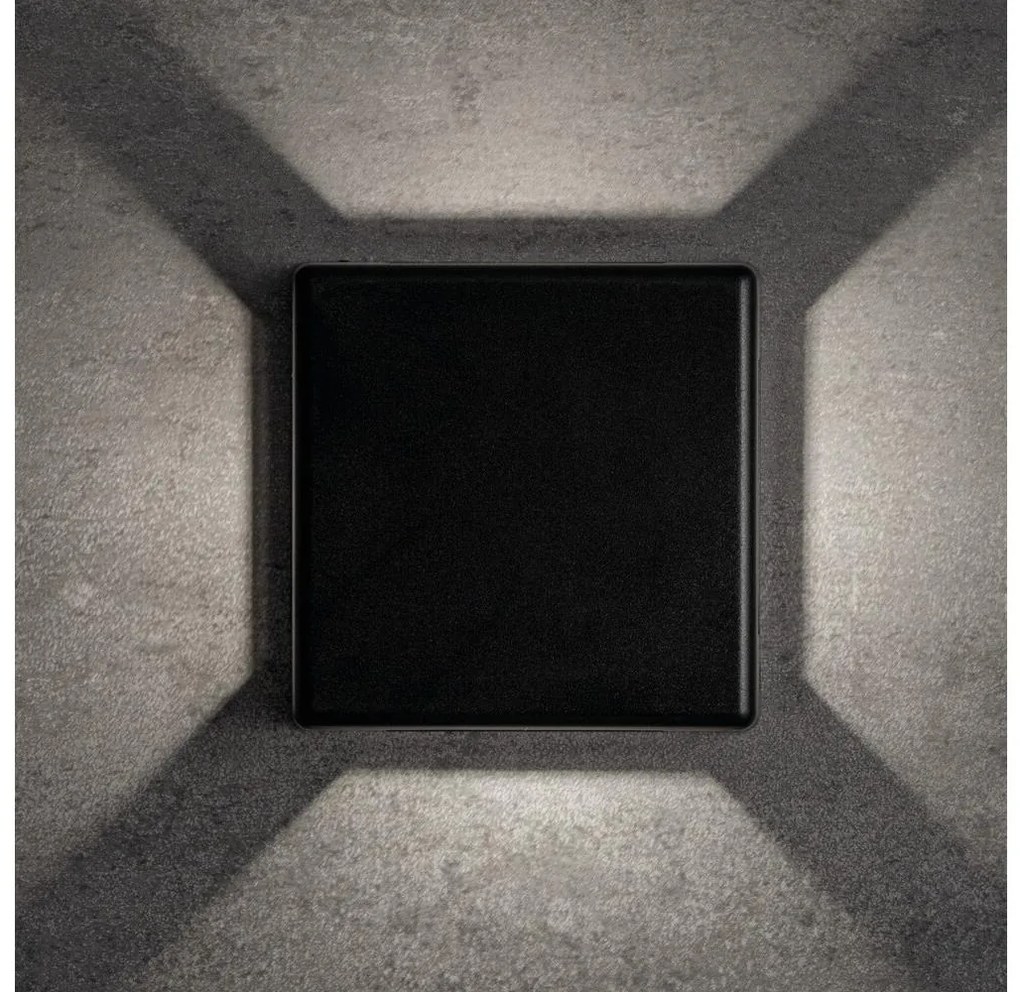 Kanlux 39182 - LED kültéri fali lámpatest REFAZI LED/6W/230V IP54 fekete