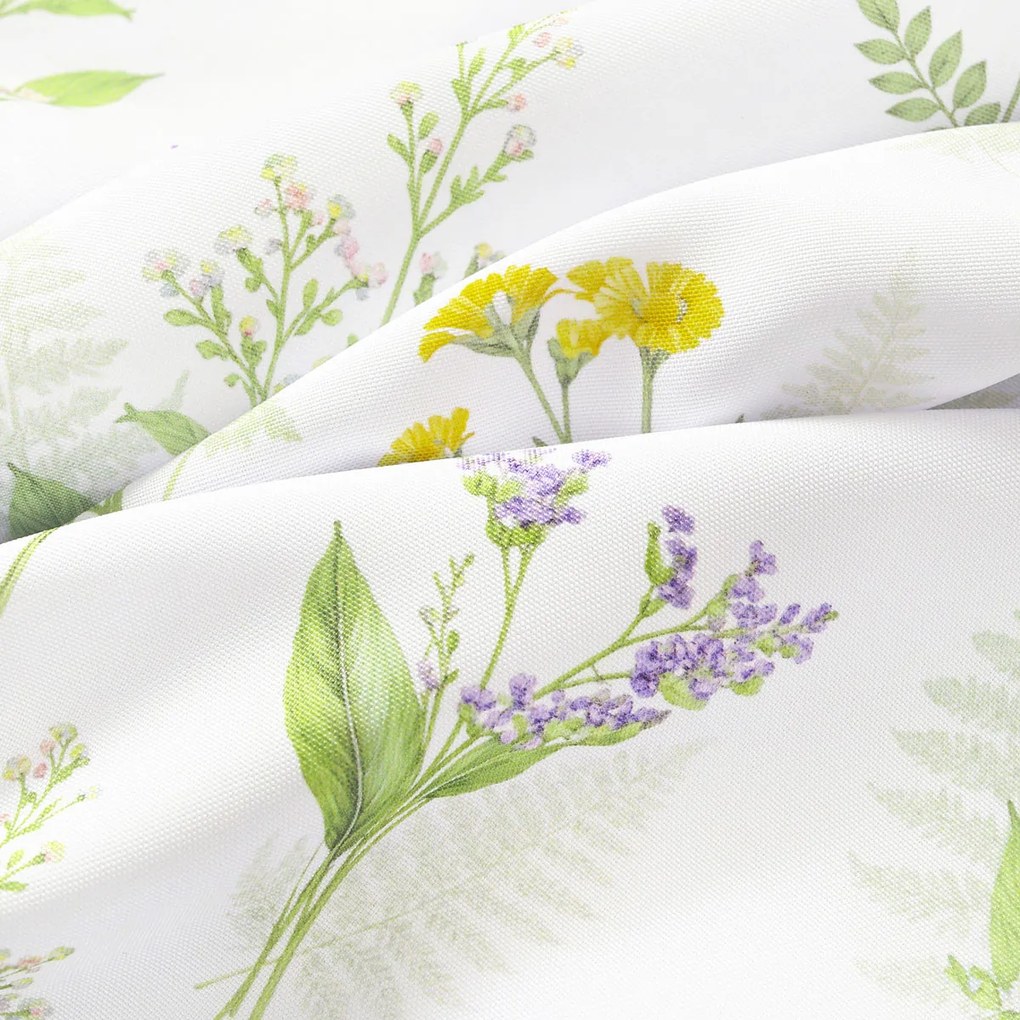 Goldea dekor függöny - erdei virágok 180x150 cm