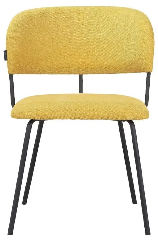 Sárga étkezőszék szett 2 db-os Claudia – Støraa