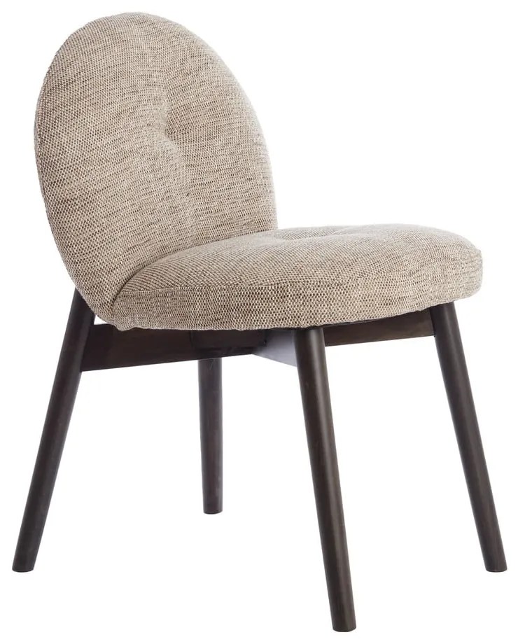 Bézs kárpitozott étkezőfotel szett 2 db-os Sinosa – Light &amp; Living