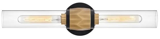 Hinkley HK-ELLISON2-BK-HB -Fürdőszobai lámpa ELLISON 2xE27/40W/230V IP44 arany