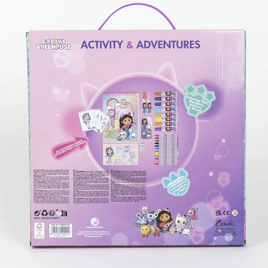 Gabi babaháza Cat Adventures Holo írószer szett