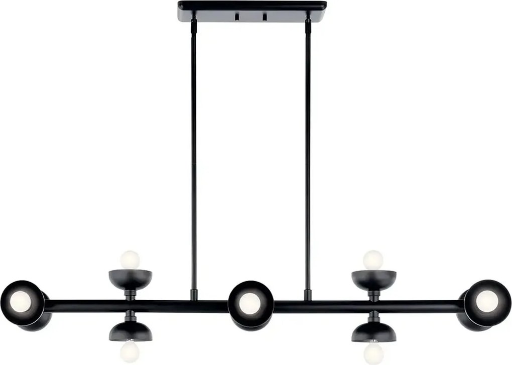 Kichler modern függeszték palta fekete elskl-palta-lp10-bk