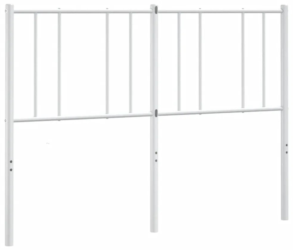 fehér fém fejtámla 160 cm