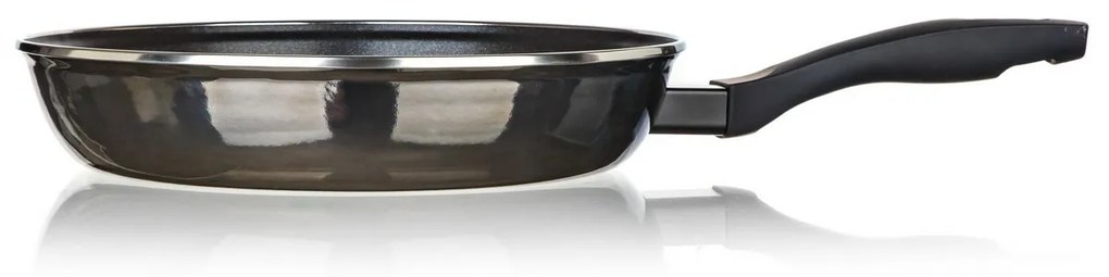 Banquet METALLIC Black 28 cm-es smaltált serpenyő,tapadásmentes felülettel, 28 cm