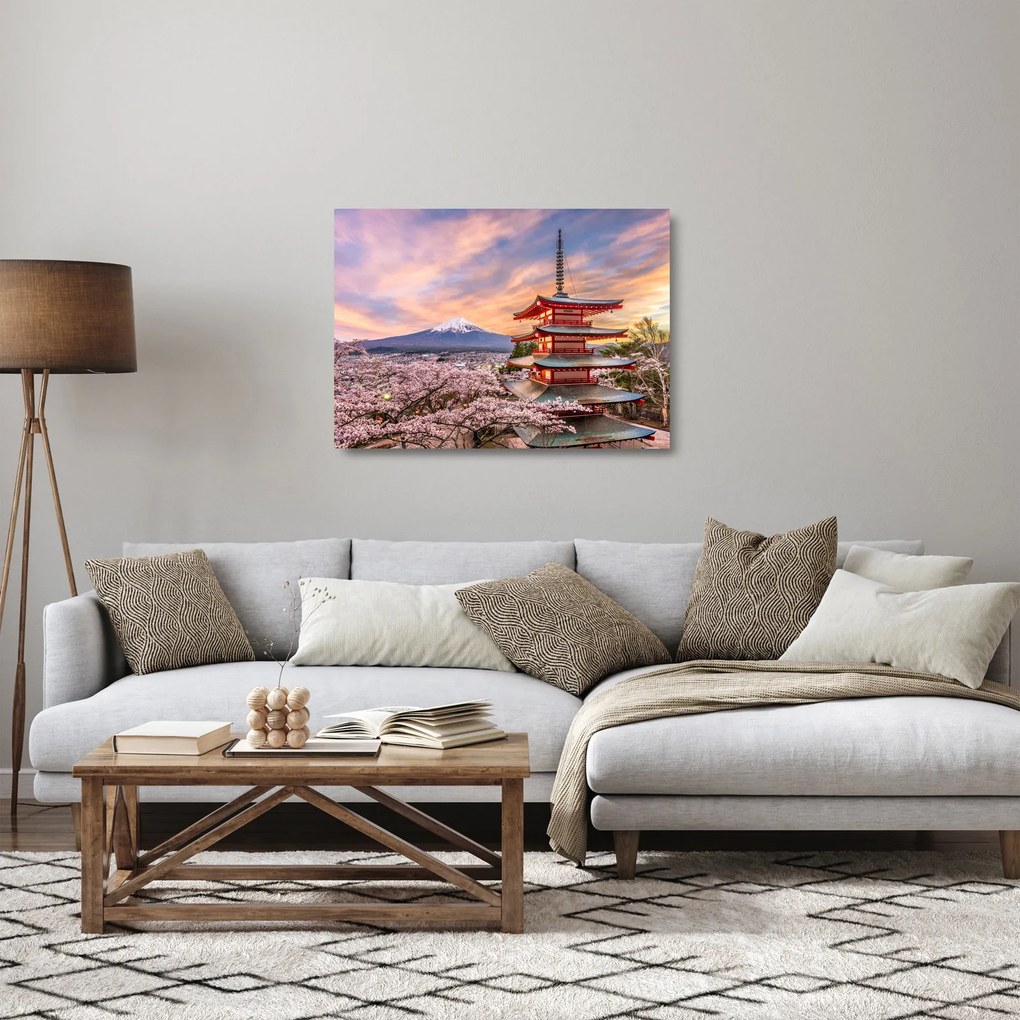 Üveg kép - Fuji (70x50 cm)