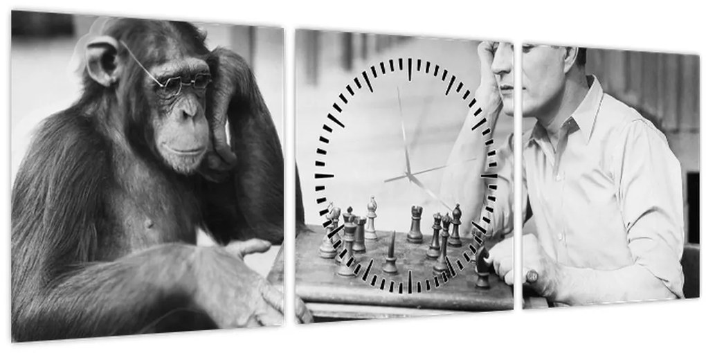 Kép - Cirkusz 2 (órával) (90x30 cm)