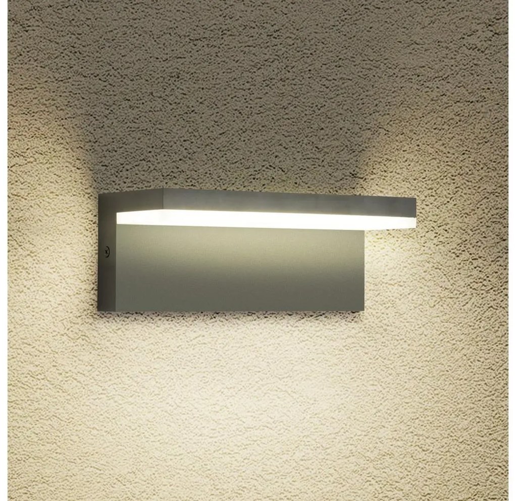 Brilagi - LED kültéri fali lámpatest TESSI LED/10W/230V antracit IP54