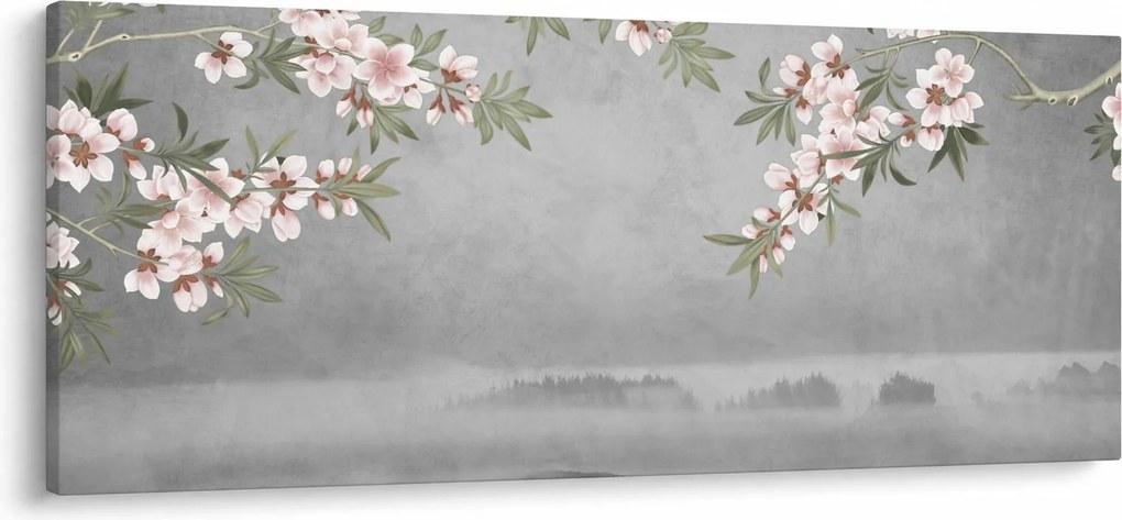 Kép - Hold a táj felett (120x50 cm)