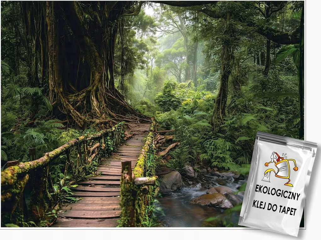 Fotótapéta Fák 3D Út Az Erdőben Természet Falra Hálószoba Nappali 150x105