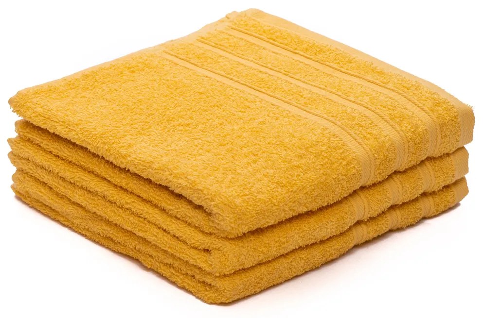 Bella sárga törölköző