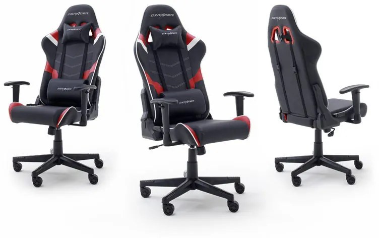 DX Racer forgószék P188 piros fekete