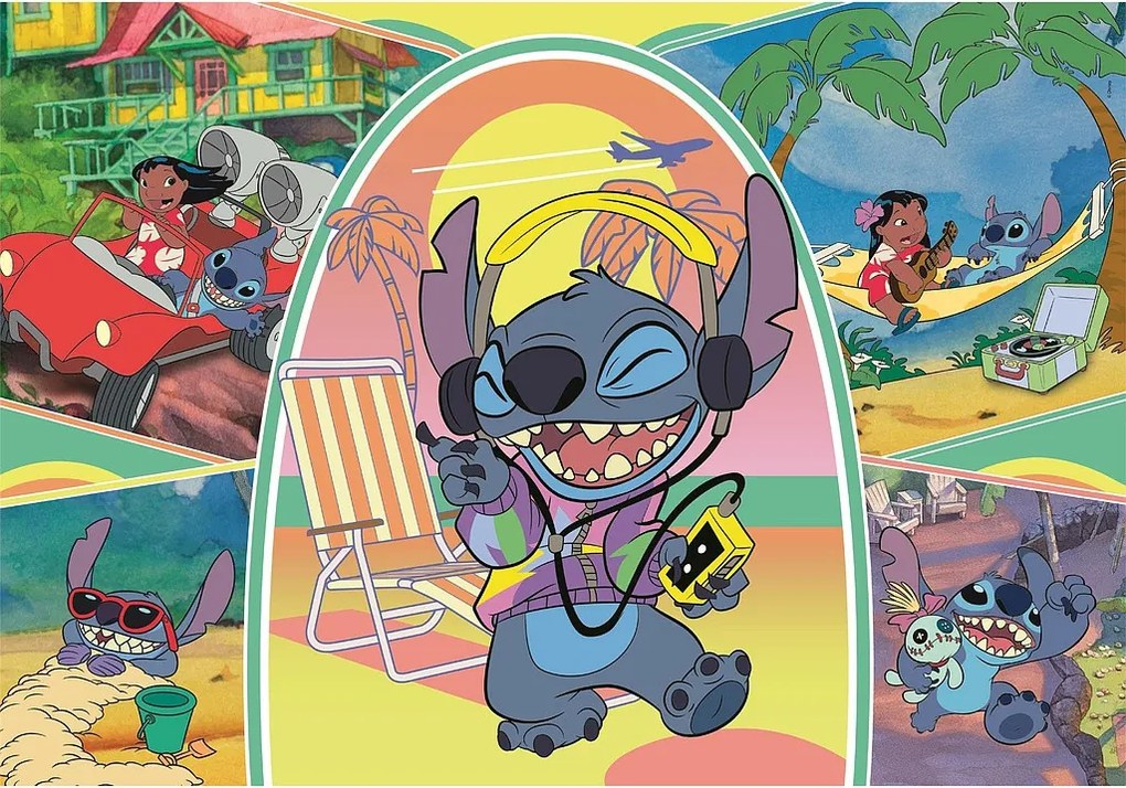 Disney Lilo és Stitch, A csillagkutya Summer 180 db-os puzzle Clementoni