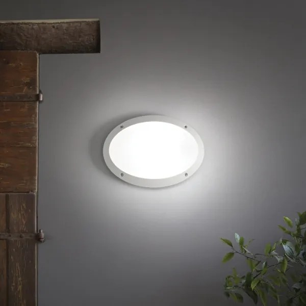 Ideal Lux - Kültéri fali lámpa MADDI 1xE27/23W/230V IP66 fehér