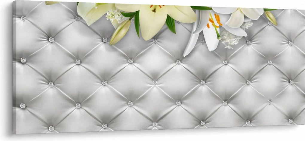 Liliom virágok képe (120x50 cm)