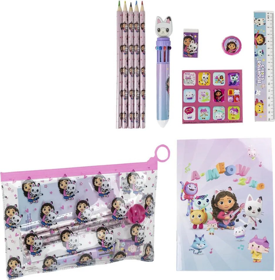 Gabi babaháza Cat Adventures Heart írószer szett