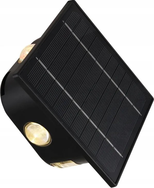 LED-es napelemes kerti lámpa 0,5W Solar Globo fekete
