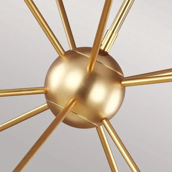 Feiss FE-JAX10-BB - LED Csillár JAX 10xG9/3W/230V arany