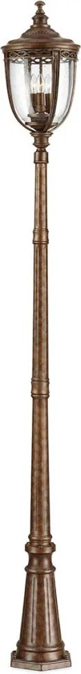 ELSTEAD FE-EB5-L-BRB ENGLISH BRIDLE Kandeláber Antik bronz, Átlátszó E14 IP44