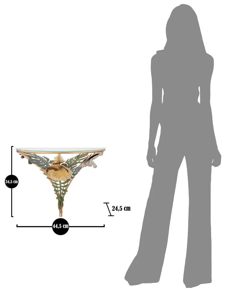 Aranyszínű éjjeliszekrény Amaz – Mauro Ferretti