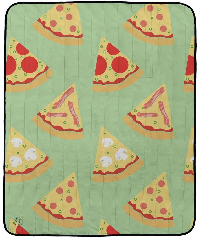 Butter Kings Kemping pléd Tasty pizza, 145 x 180 cm