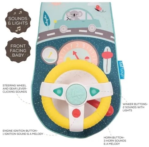 Taf Toys - Koala autós kormány, 2xAA elemmel, függesztett játék