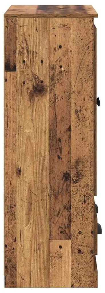 Magasfiú fiókkal Öreg fa 60 x 35,5 x 103,5 cm Faanyag