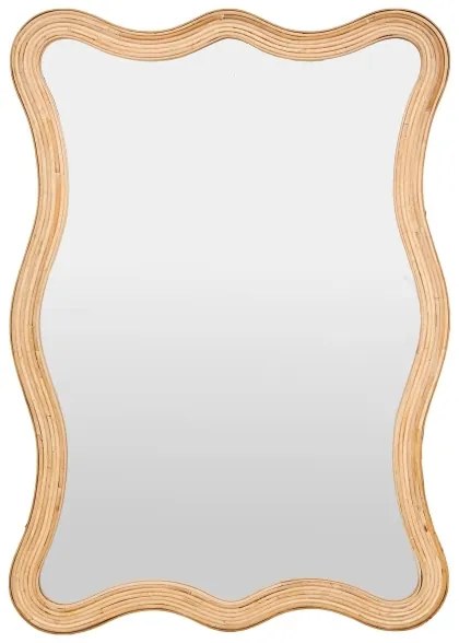 Atmosphera - MAGGIE rattan fali tükör 100x70 cm