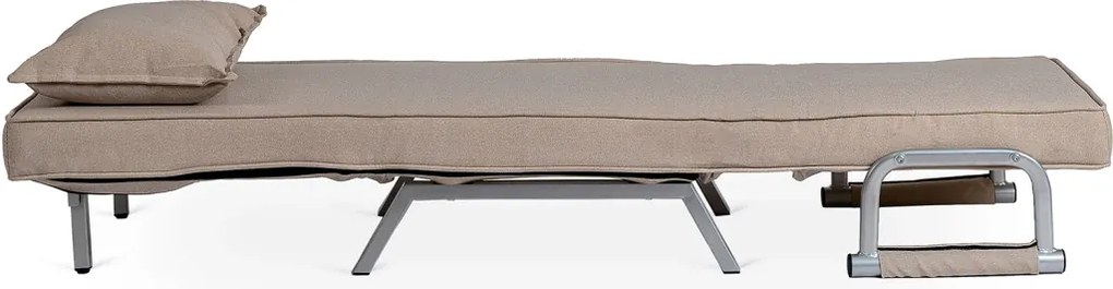 Fotel Rozkładany BART Beżowy