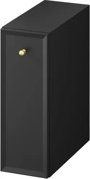 Cersanit S1022-007 - Falra szerelhető fürdőszobai szekrény MILLE 20x45 cm matt fekete