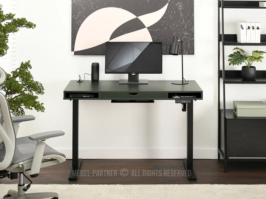 PC asztal Osto 120 (zöld + fehér). 1109834