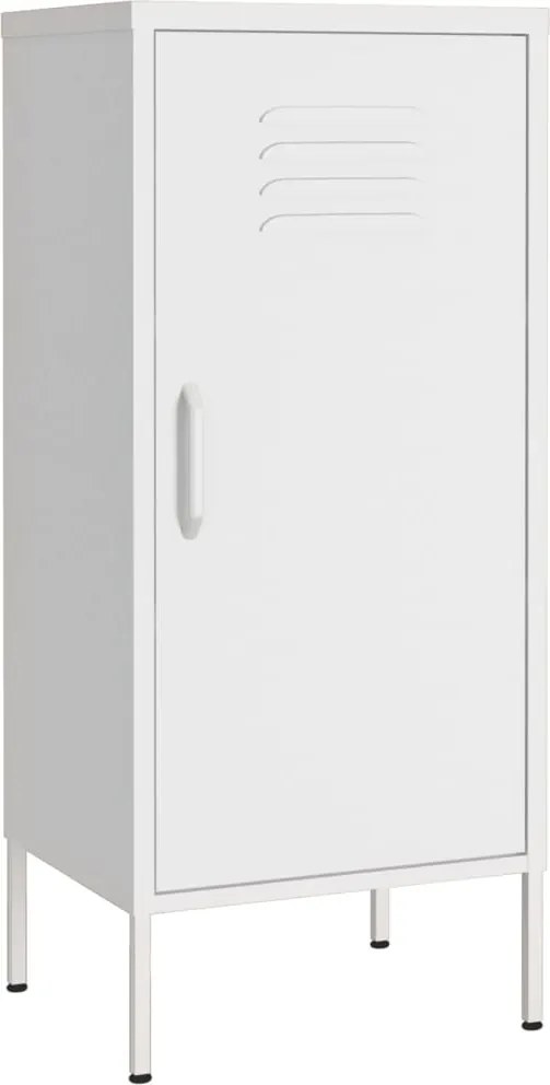 vidaXL fehér acél tárolószekrény 42,5 x 35 x 101,5 cm