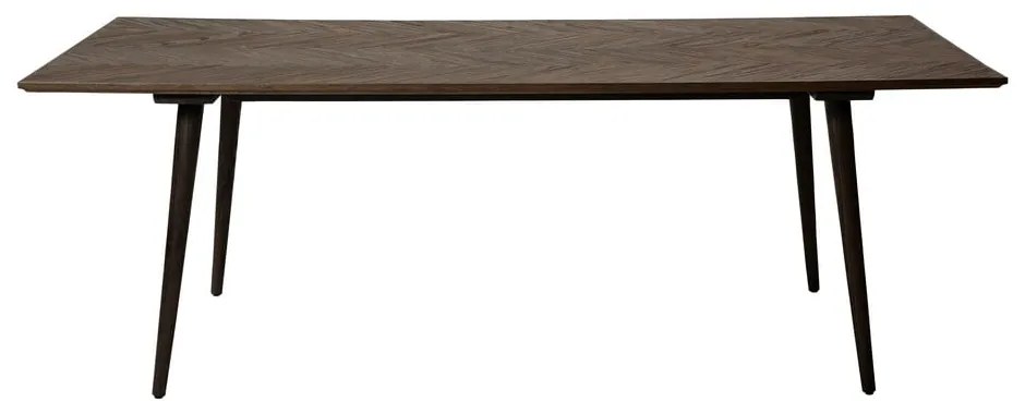 Étkezőasztal szilfa dekorral 100x220 cm Bone – DAN-FORM Denmark