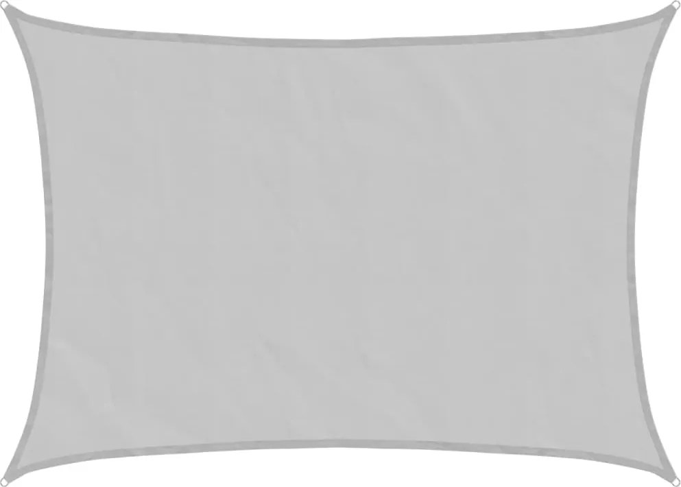 vidaXL világosszürke 100% poliészter oxford szövet napvitorla 8x6 m