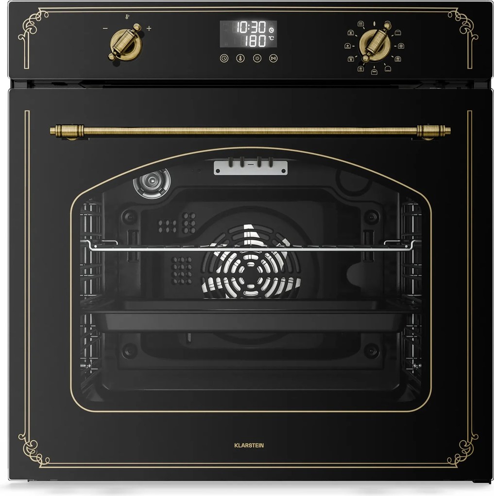 Klarstein Victoria piro-sütő | elektromos sütő pirolízis funkcióval | 3150 W | 76 l | 60 cm