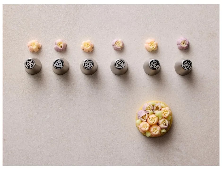 Habzsákvég, tartozékok száma 7 db Flower – Blomsterbergs