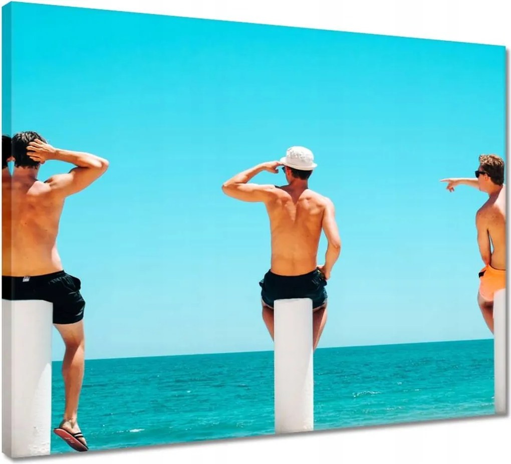 Vászonkép 50x40 Férfi barátság Testvériség