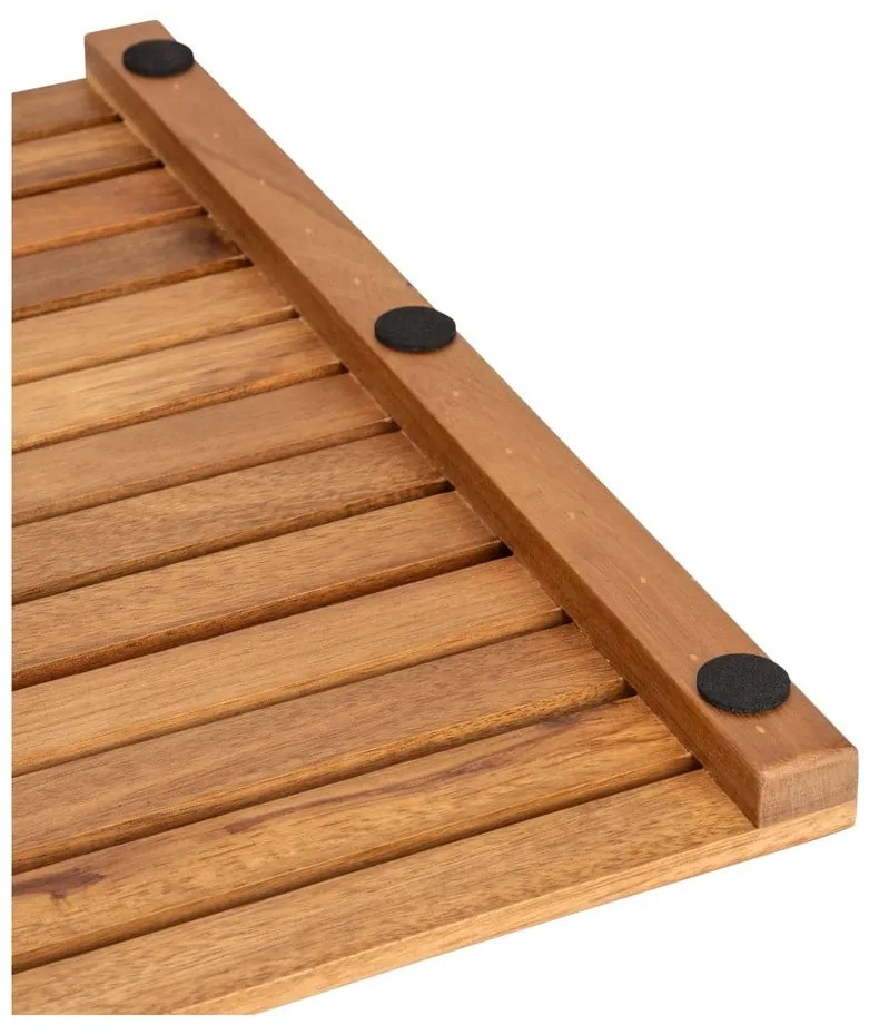 Natúr színű fa fürdőszobai kilépő 40x60 cm Acacia – Wenko