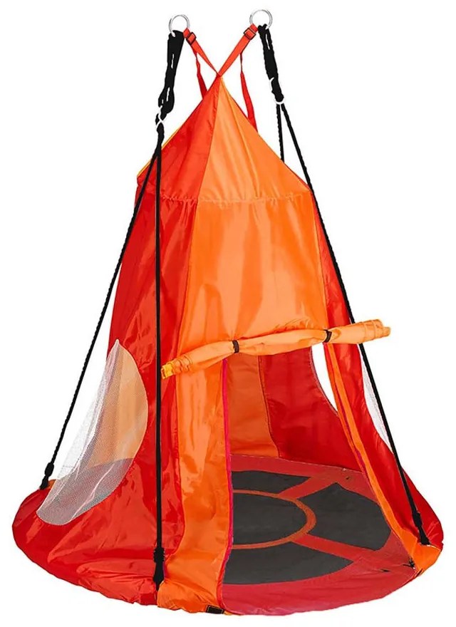 Fészekhinta-110 cm-es-piros-sátorral