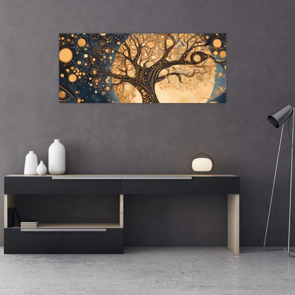 Kép – Szürrealista fa (120x50 cm)